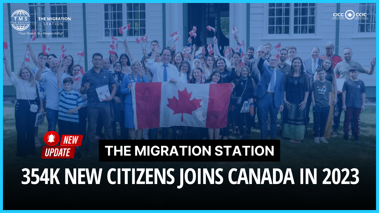 354K New Citizens joins Canada in 2023 – The Migration Station